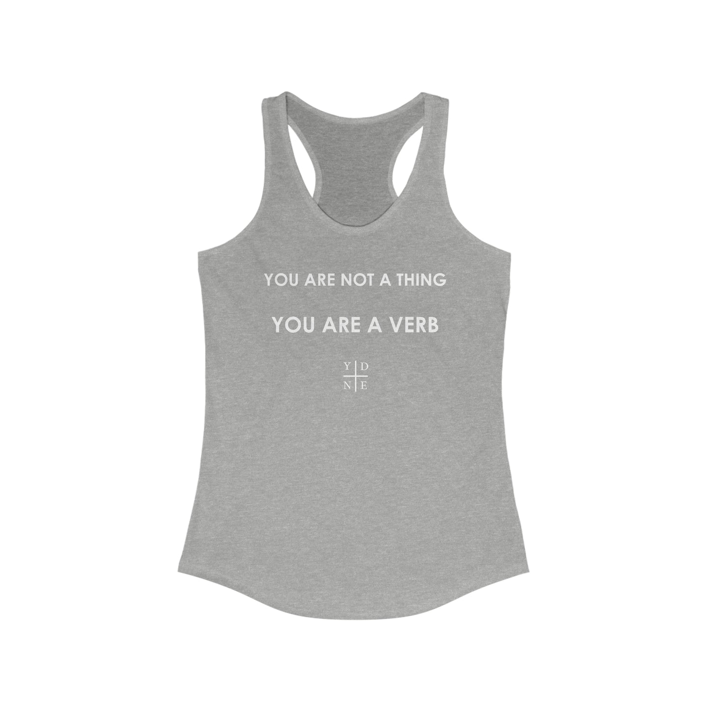 You're a Verb Racerback